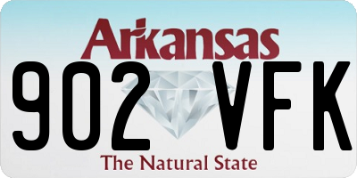 AR license plate 902VFK