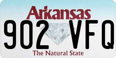 AR license plate 902VFQ
