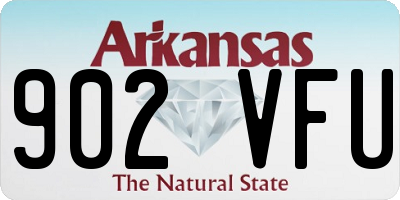 AR license plate 902VFU