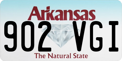AR license plate 902VGI