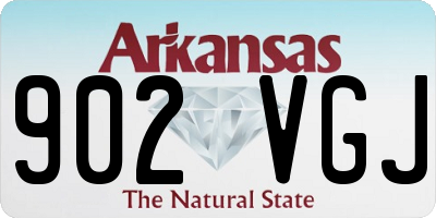AR license plate 902VGJ