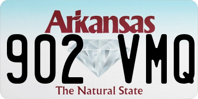 AR license plate 902VMQ