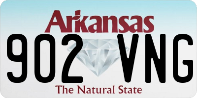 AR license plate 902VNG