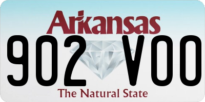 AR license plate 902VOO