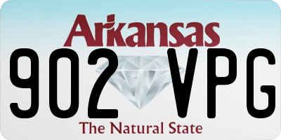 AR license plate 902VPG