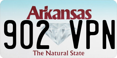 AR license plate 902VPN