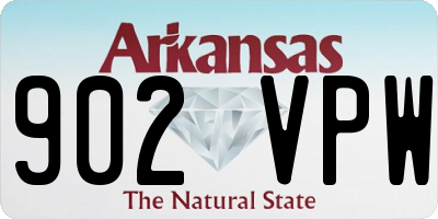 AR license plate 902VPW