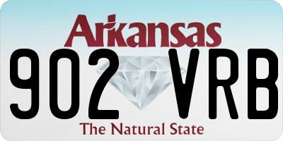 AR license plate 902VRB