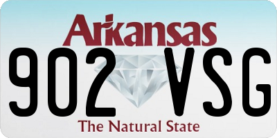 AR license plate 902VSG