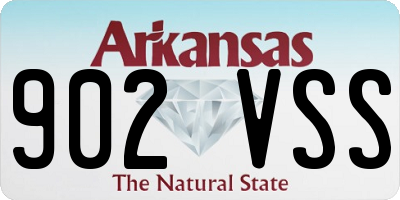 AR license plate 902VSS
