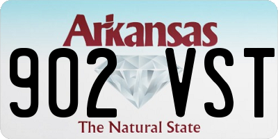 AR license plate 902VST