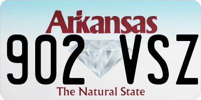 AR license plate 902VSZ