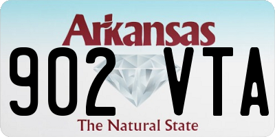 AR license plate 902VTA