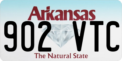 AR license plate 902VTC
