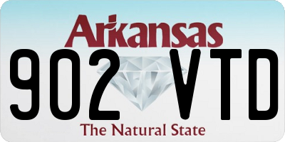 AR license plate 902VTD