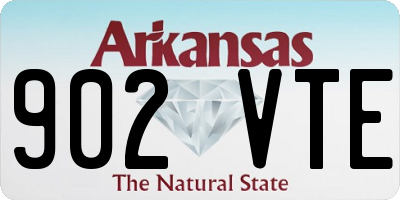 AR license plate 902VTE