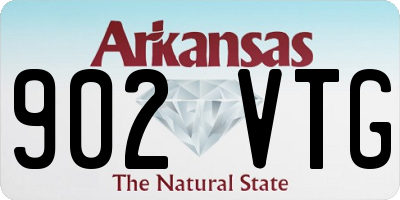 AR license plate 902VTG