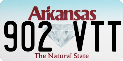 AR license plate 902VTT