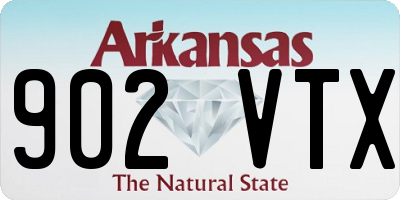AR license plate 902VTX