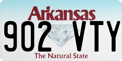 AR license plate 902VTY