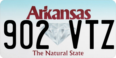 AR license plate 902VTZ