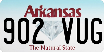 AR license plate 902VUG
