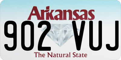 AR license plate 902VUJ