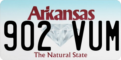 AR license plate 902VUM