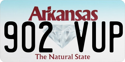 AR license plate 902VUP