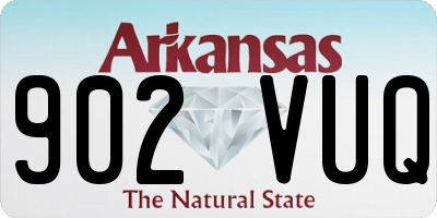 AR license plate 902VUQ