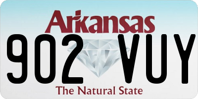 AR license plate 902VUY