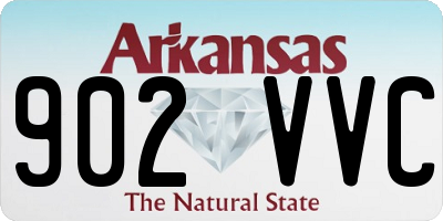 AR license plate 902VVC
