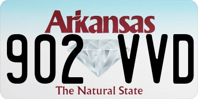 AR license plate 902VVD