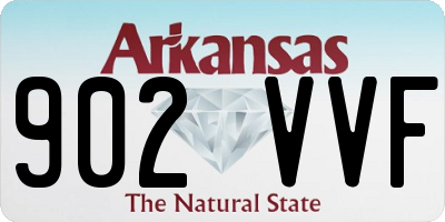 AR license plate 902VVF
