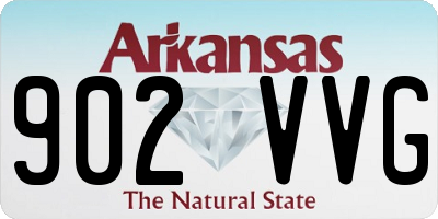 AR license plate 902VVG