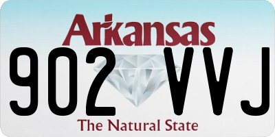 AR license plate 902VVJ