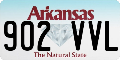 AR license plate 902VVL