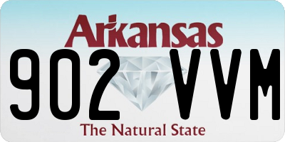 AR license plate 902VVM