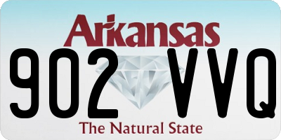 AR license plate 902VVQ