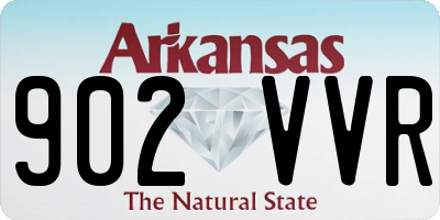 AR license plate 902VVR