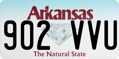 AR license plate 902VVU