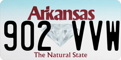 AR license plate 902VVW