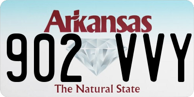 AR license plate 902VVY