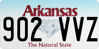 AR license plate 902VVZ