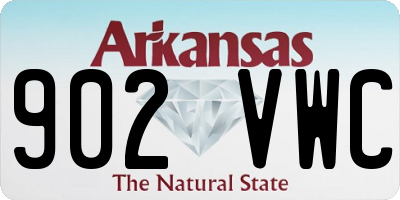 AR license plate 902VWC