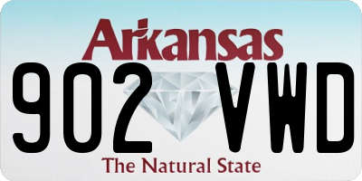 AR license plate 902VWD