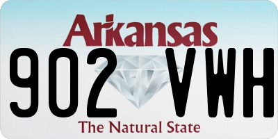 AR license plate 902VWH