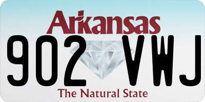AR license plate 902VWJ