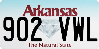 AR license plate 902VWL