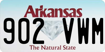 AR license plate 902VWM